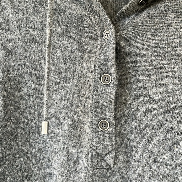 Cynthia Rowley 2-Ply Cashmere Hoodie Sweater - Picture 3 of 7